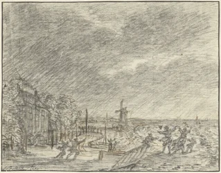 Schwerer Sturm und Überschwemmung bei Halfweg, 15. November 1775