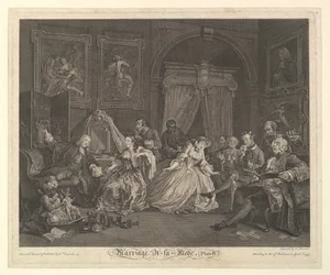 Heirat à-la-Mode, Platte IV, 1. April 1745