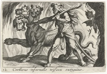 Herkules fängt Cerberus
