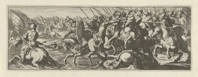 Feldschlacht bei einem Fluss (Cavalerie)