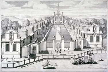 Trinity Almshouses, Mile End Road, Stepney, London, 1696