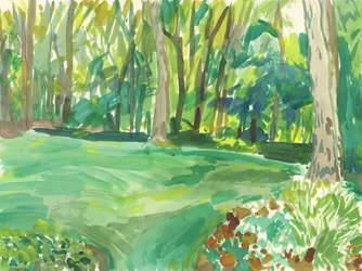 Garten und Feuchtgebiet