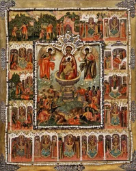 Theotokos Lebensspendende Quelle, 1670
