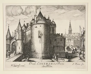 Das alte St.-Antonius-Tor in Amsterdam