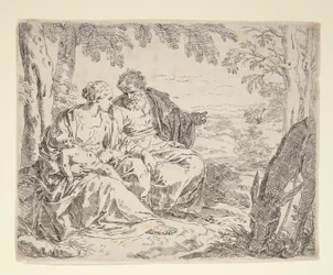 Ruhe auf der Flucht nach Ägypten