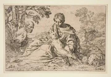 Ruhe auf der Flucht nach Ägypten