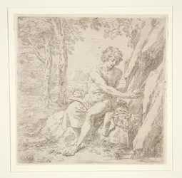 Johannes der Täufer in der Wüste