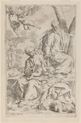 Die Rast auf der Flucht nach Ägypten