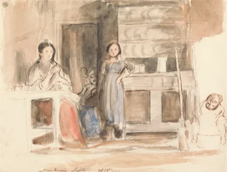 Küchenszene: Dunkerrin, September 1835