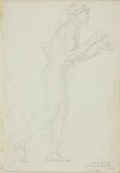 Studie für Pilger in Romaunt of the Rose