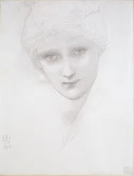 Kopf einer Frau, 1890