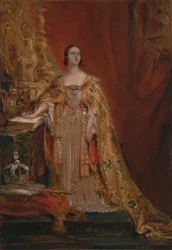 Königin Victoria legt den Krönungseid ab, 28. Juni 1838
