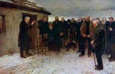 Ein Hochlandbegräbnis, 1882, 1912