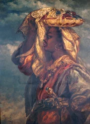 Schwarzes Mädchen mit Früchten, 1882