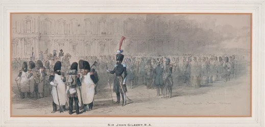 Nationalgarde in den Tuilerien, 1846