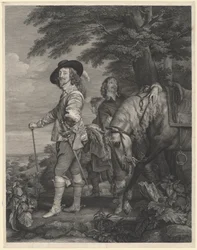 Karl I. von England und der Herzog von Hamilton