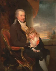 Edward George Lind und sein Sohn Montague