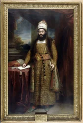 Porträt von Mirza Abul Hasan Khan Ilchi, 1776-1846