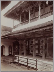 Buddhistischer Tempel in Kandy, Ceylon