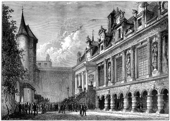 Rathaus in La Rochelle, Frankreich, 1882-1884