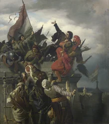 Die Selbstaufopferung von Titusz Dugovics, 1859