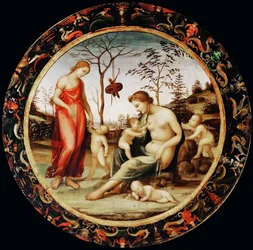 Allegorie der Liebe: Venus terrestre mit Eros und Venus celeste mit Anteros und zwei Cupidos