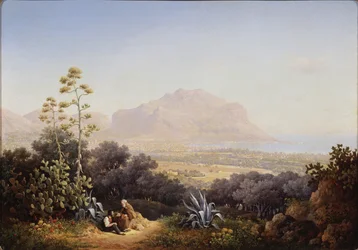 Ansicht von Palermo, 1845