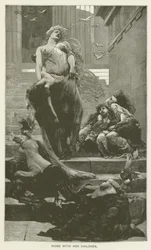 Niobe mit ihren Kindern