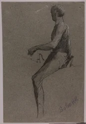 Studie für ein Reitermonument