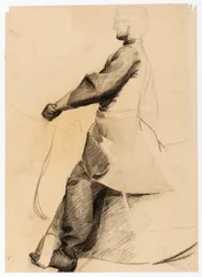 Studie für ein Reitermonument