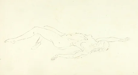 Schwimmender Akt, "Der Sprung"