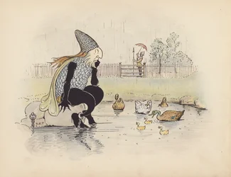 Illustration für Kleine Zwillingsdrachen von S. Rosamond Praeger