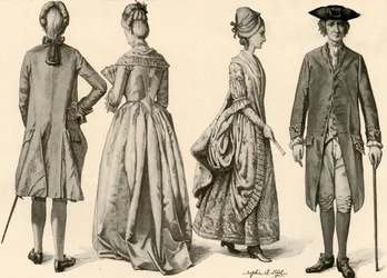 Kleidung während der Herrschaft von Georg III., 1760-1776, 1903, 1937