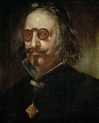 Porträt von Francisco de Quevedo y Villegas (1580-1645)