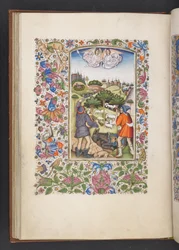 Verkündigung an die Hirten, aus einem 