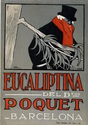 Werbung für das Erkältungsmittel Eucaliptina, Spanien 1924
