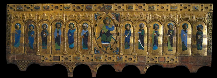 Altarfassade des heiligen Dominikus von Silos, Kirche von St. Dominikus von Silos, Spanien
