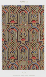 Ornamente auf Tafeln, Halle der Botschafter