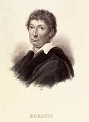 Porträt von Leandro Fernandez de Moratin (1760-1828), spanischer Schriftsteller. Gravur 19. Jahrhundert. Romantik-Museum von Madrid