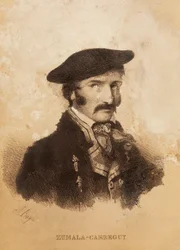 Porträt von Tomás de Zumalacárregui (1788-1835), Figur aus dem Spanischen Unabhängigkeitskrieg und dem Ersten Karlistenkrieg