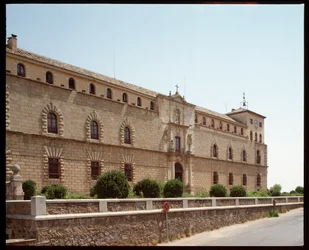 Renaissancekunst: Ansicht des Hospital de Tavera (Tavera Hospital) 16. Jahrhundert Toledo, Spanien