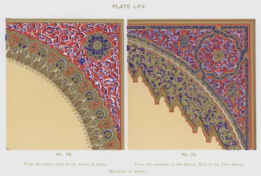 Zwickel der Bögen (Farblithografie)