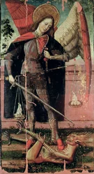 St. Michael wiegt Seelen