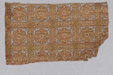 Textilfragment von der Dalmatik des San Valerius