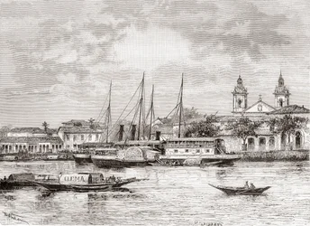 Der Hafen von Manaus, Bundesstaat Amazonas, Nordbrasilien