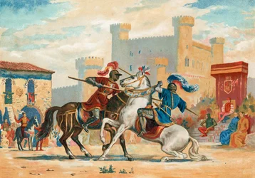 Turnier im Mittelalter