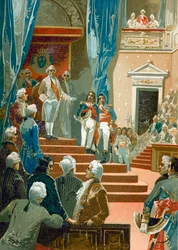 Unidentifizierte Szene während der Französischen Revolution