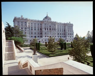 Blick auf den Königspalast (1738-1755) (Fotografie)