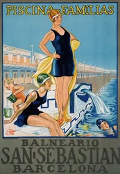 Vintage Barcelona Spa Resort Poster