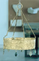 Votivkrone aus dem Schatz von Guarrazar (Gold & Edelsteine)